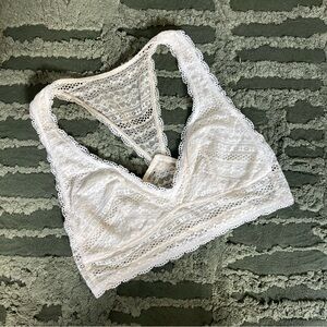 Victoria's Secret Off White Lace Bralette